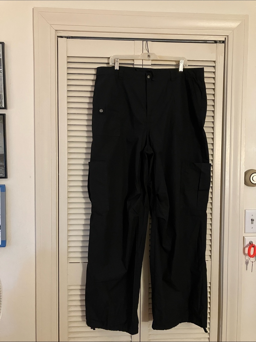 Wild Fable Size XXL Black Women's Cargo Track Pants